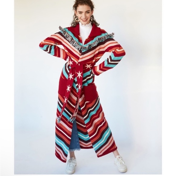 Anthropologie Sunset Striped Cardigan S - Picture 5 of 12